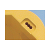 Gipszkarton kötődoboz fedéllel 1-es négyzetes 155mm 155mmx műanyag sárga csavarral KO KOPOS